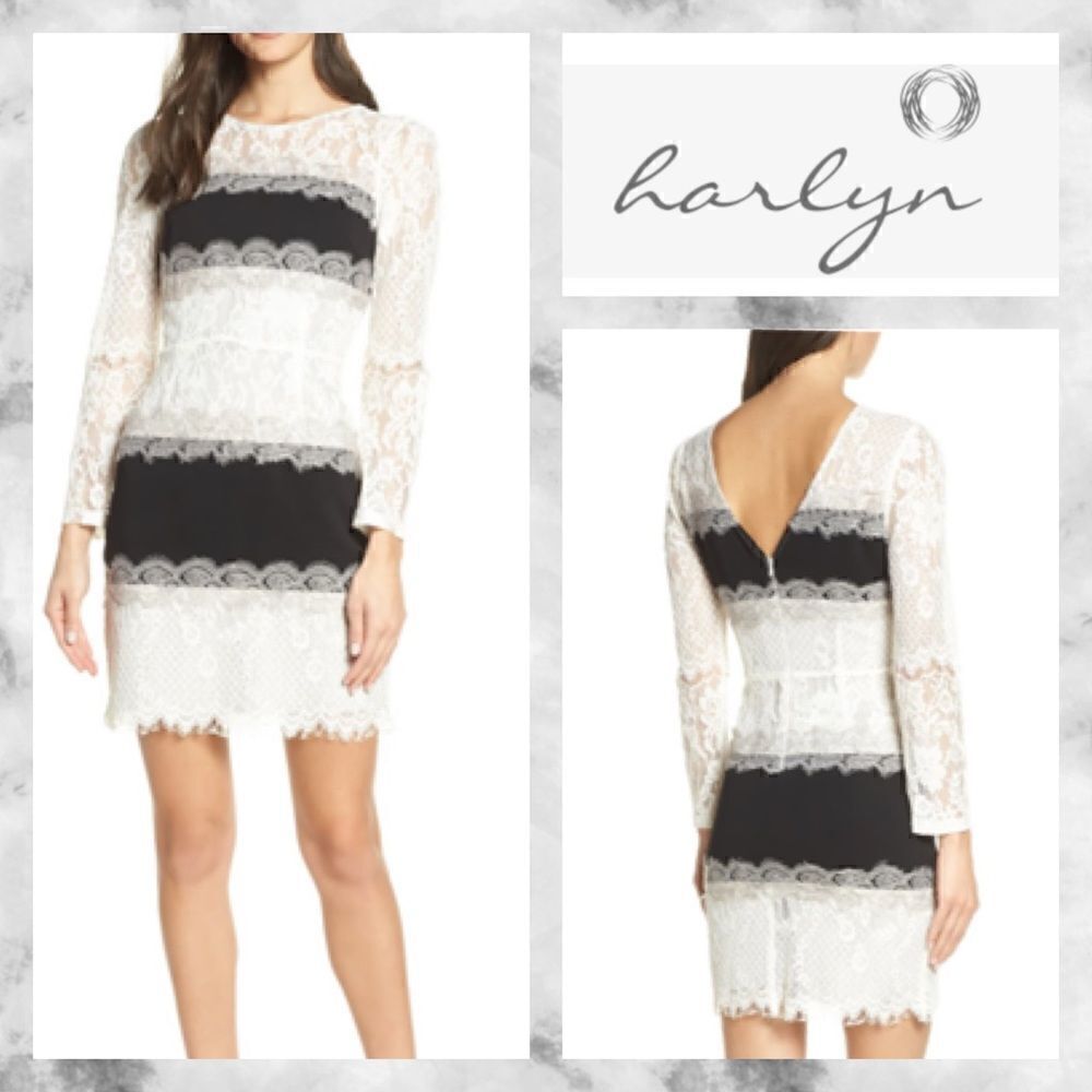 NWT MSRP $180 Harlyn Lace Sheath Dress Women's Size Small
